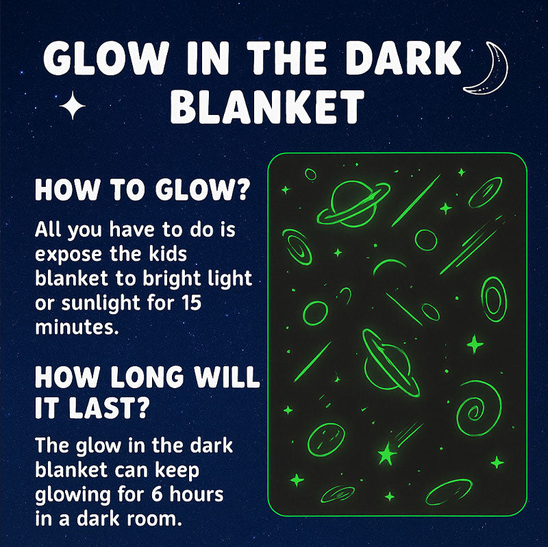 Babybug's Magical Glow-in-the-Dark Blanket – Rocket Adventure