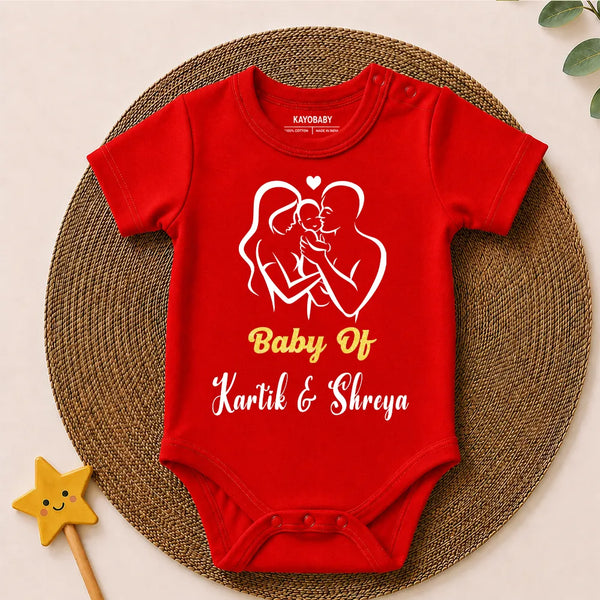 Baby of Couple Names - Customize Baby Romper
