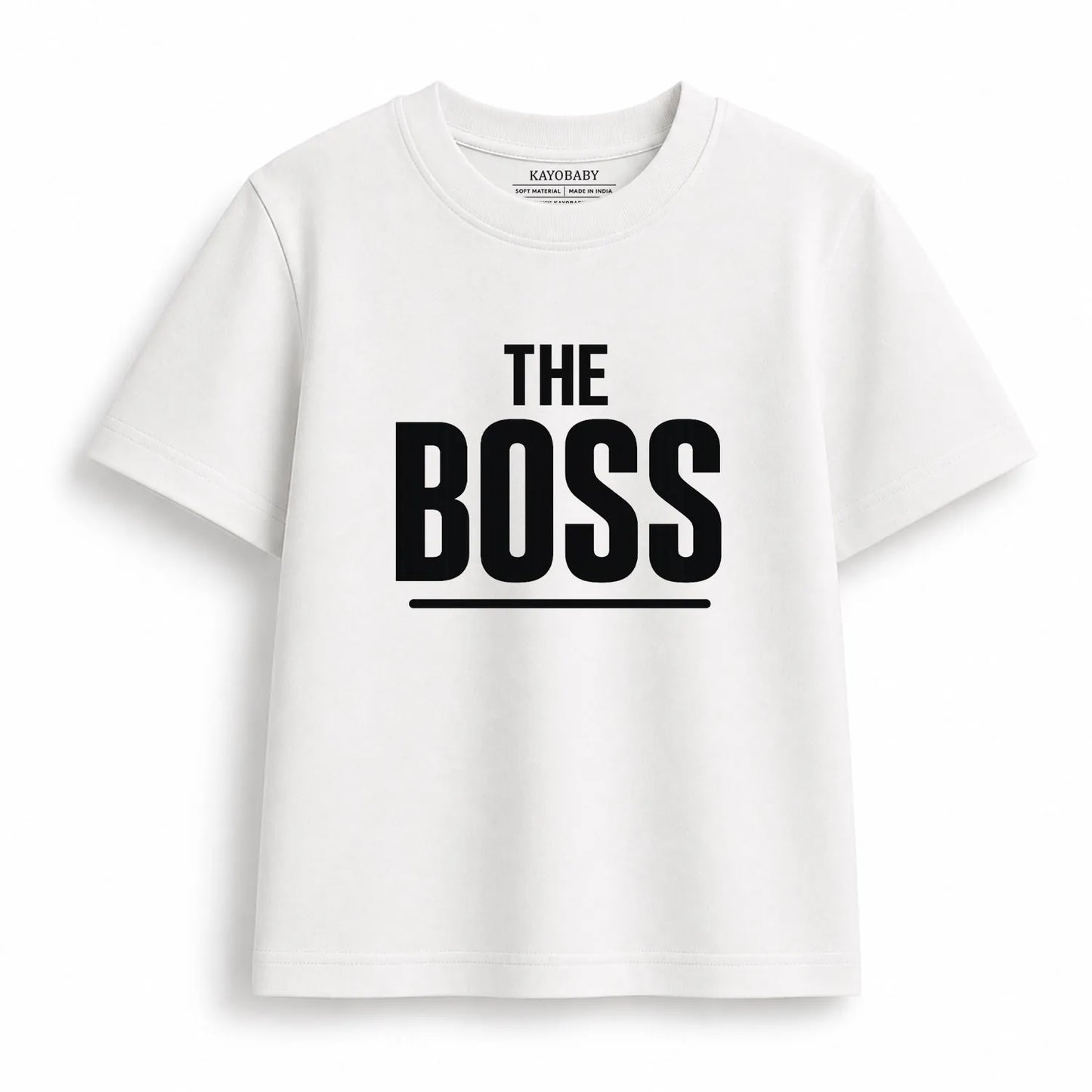 The Boss, The Real Boss & The Ultimate Boss Matching Family T-Shirts