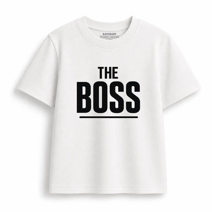The Boss, The Real Boss & The Ultimate Boss Matching Family T-Shirts