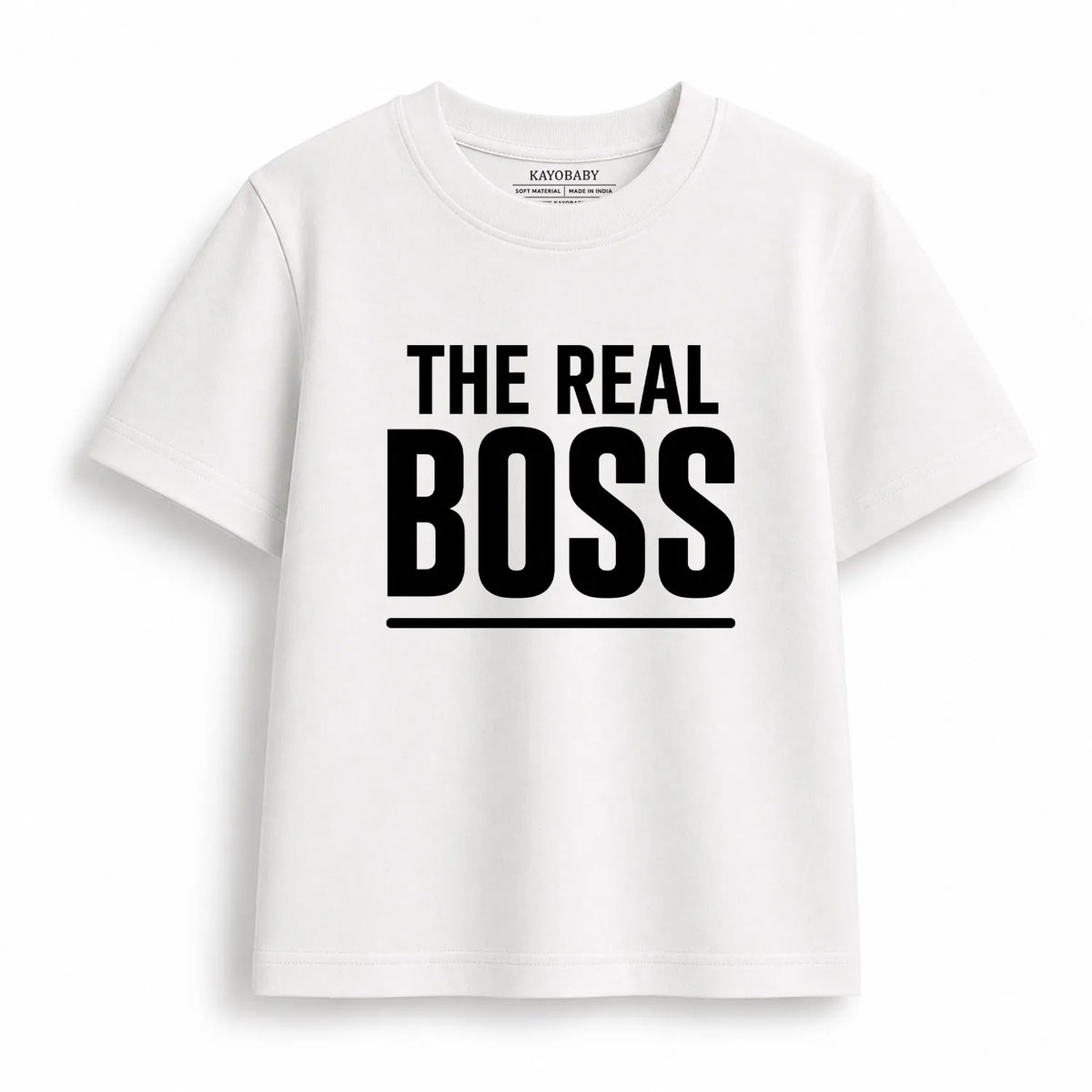 The Boss, The Real Boss & The Ultimate Boss Matching Family T-Shirts