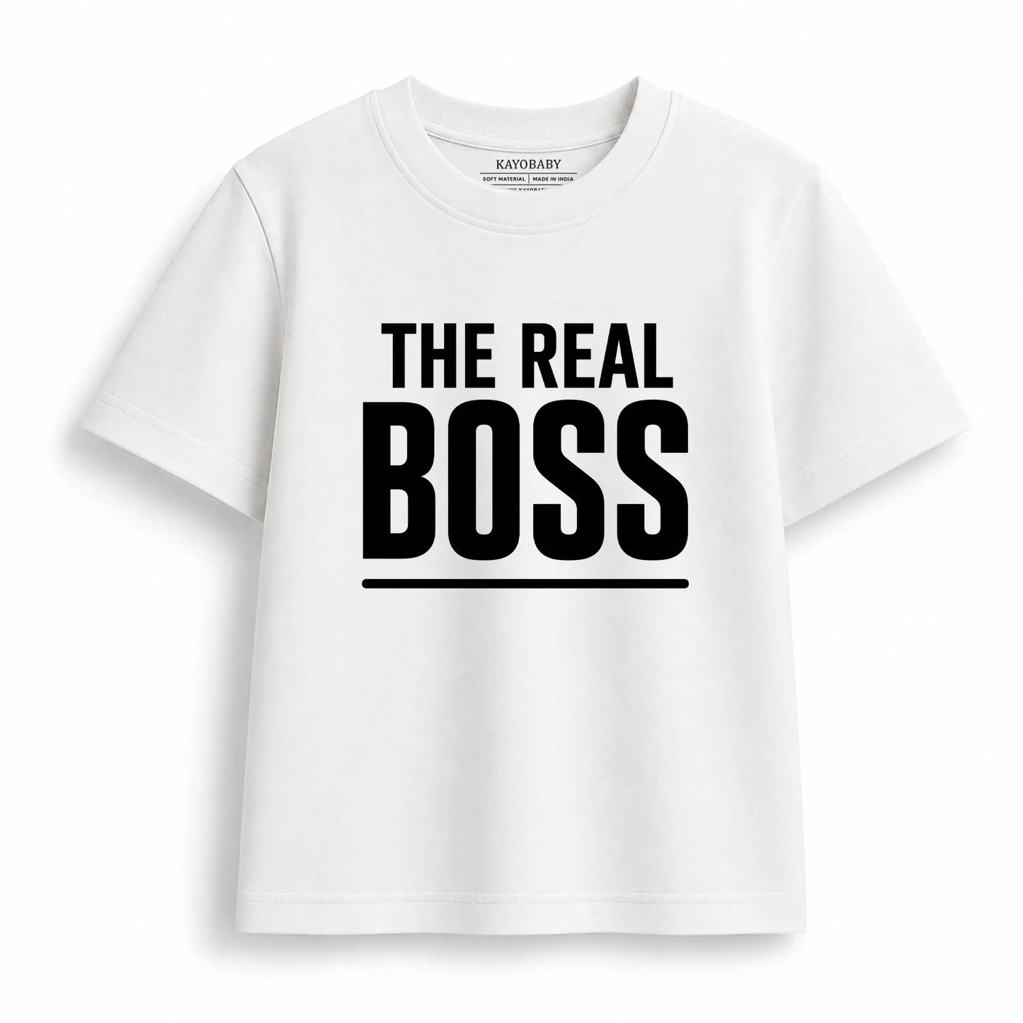 The Boss, The Real Boss & The Ultimate Boss Matching Family T-Shirts