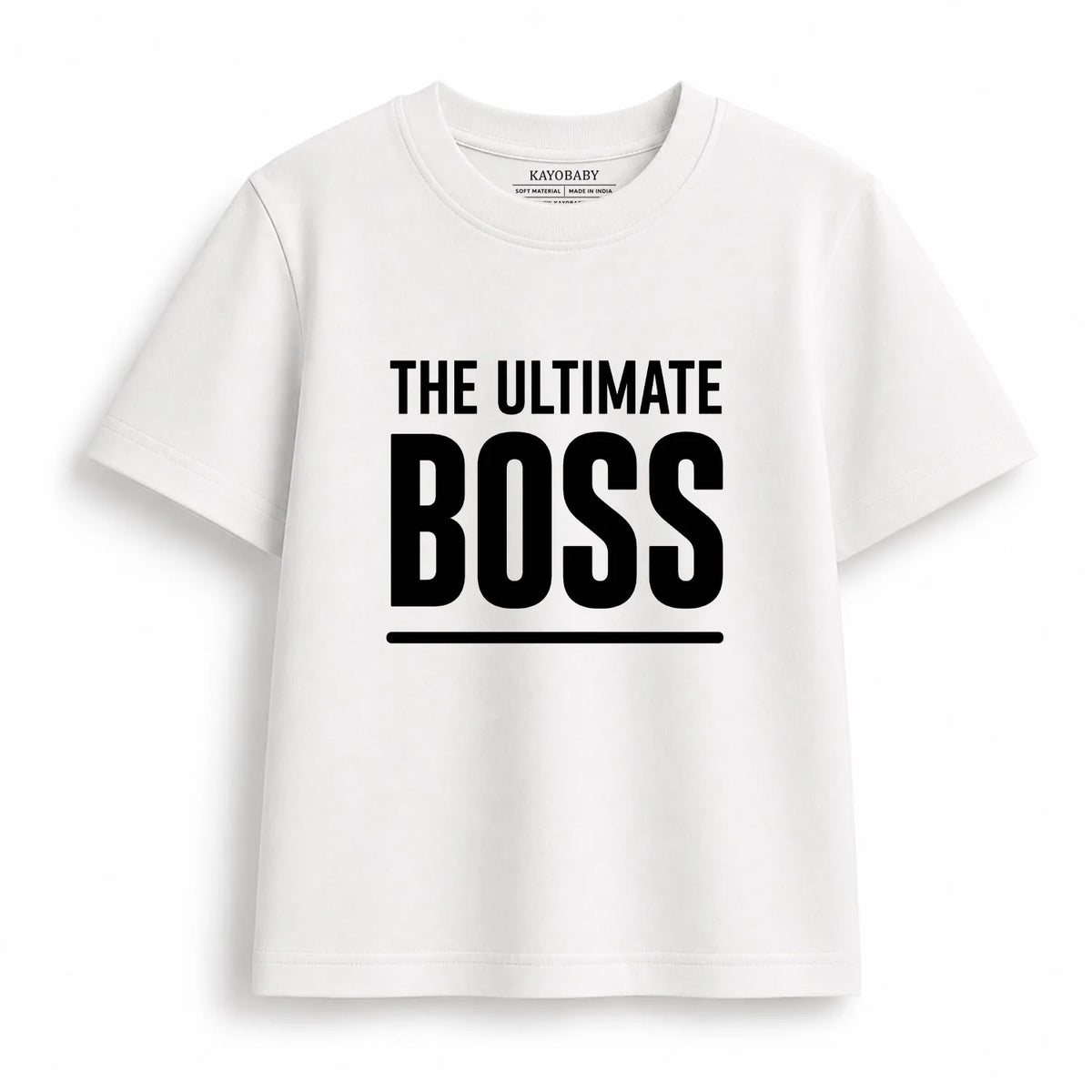 The Boss, The Real Boss & The Ultimate Boss Matching Family T-Shirts