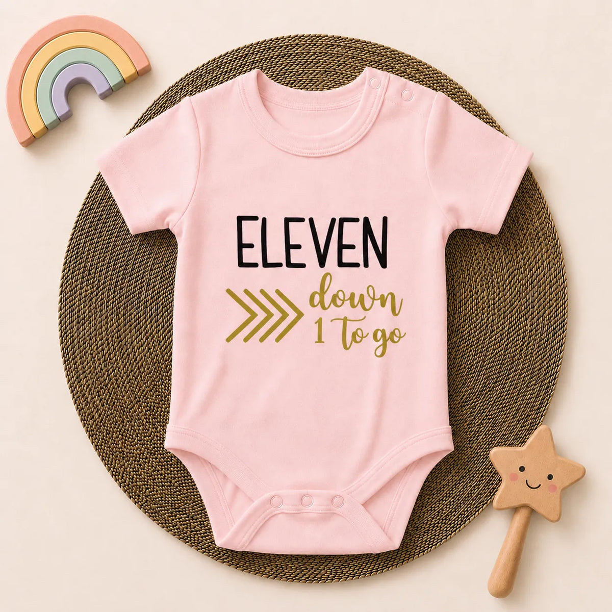 Baby Milestone Gift Set 0- 12 Month - Pack of 12 Rompers