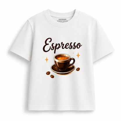 Espresso, Latte & Babyccino Matching Family T-Shirts