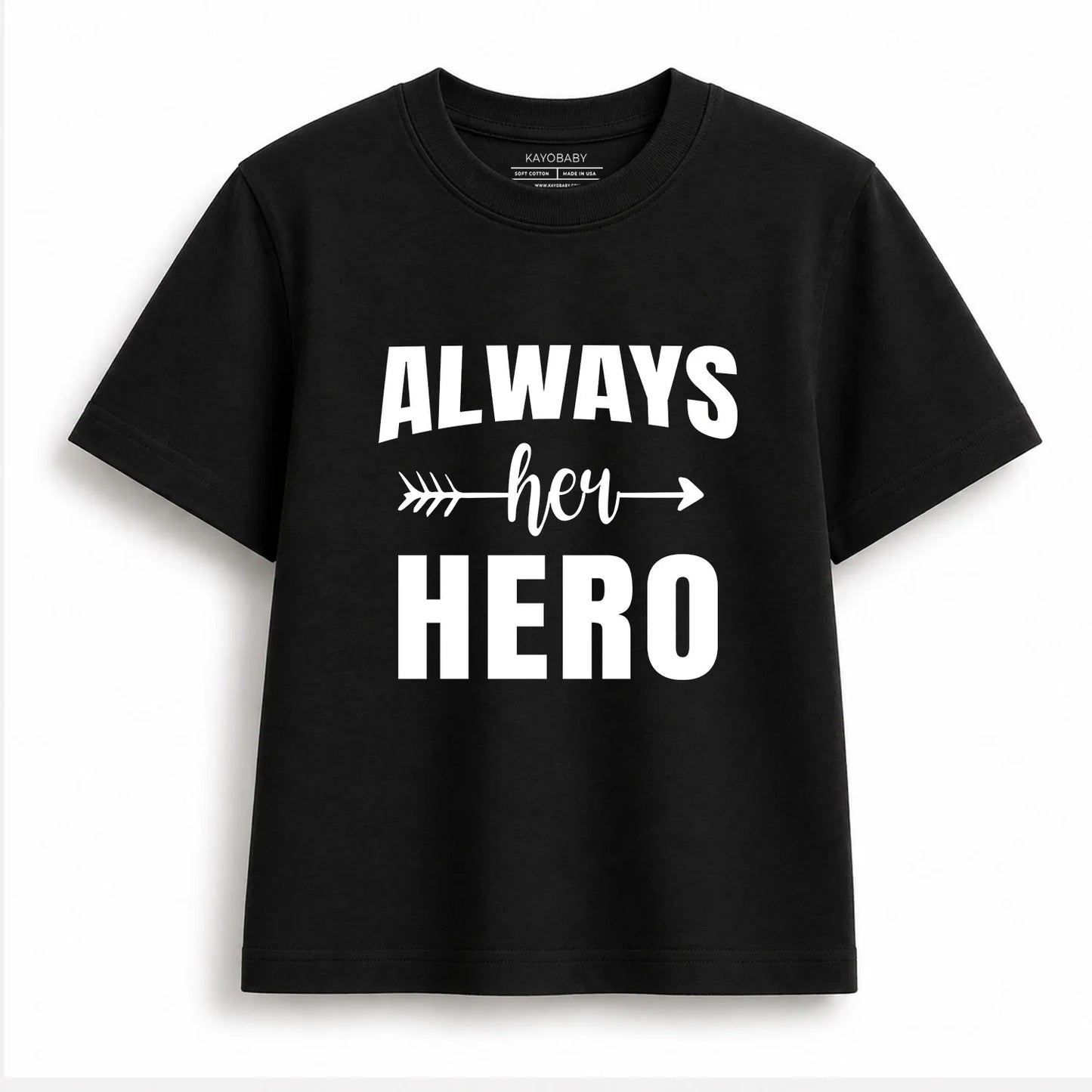 Always Her Hero & Always His Little Girl Matching T-Shirt Set