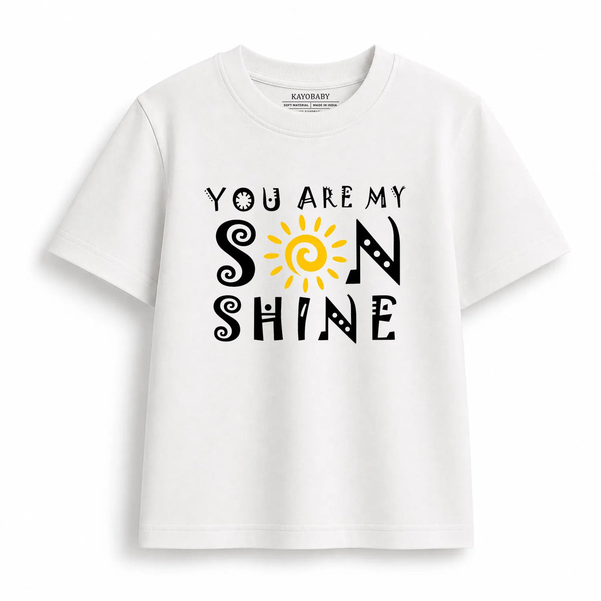 You Are My Sunshine matching t-shirt set flat lay 1 KayoBaby