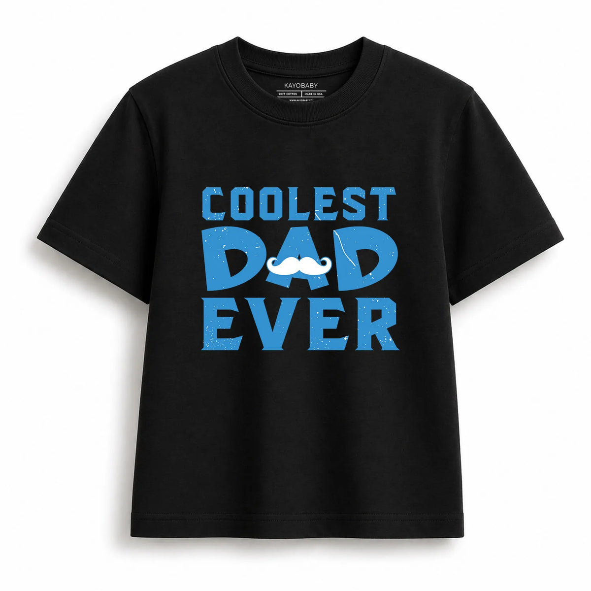 Coolest Dad Ever Coolest Son Ever matching t-shirt set flat lay 1 KayoBaby