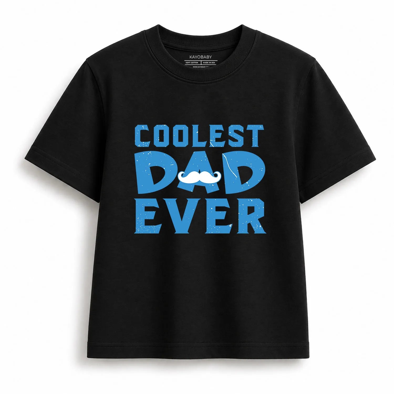 Coolest Dad Ever Coolest Son Ever matching t-shirt set flat lay 1 KayoBaby