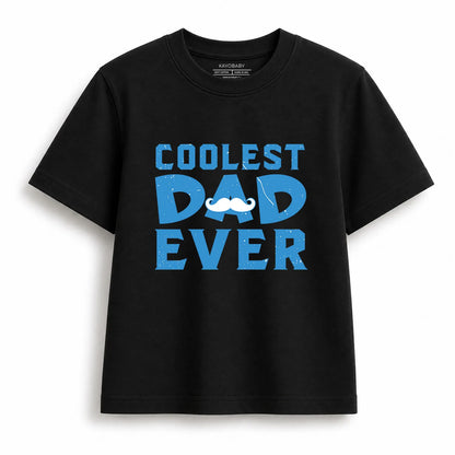Coolest Dad Ever Coolest Son Ever matching t-shirt set flat lay 1 KayoBaby