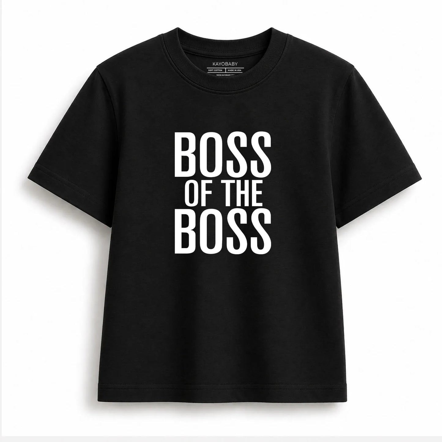 Boss & Boss of the Boss Matching Father and Baby T-Shirt Combo