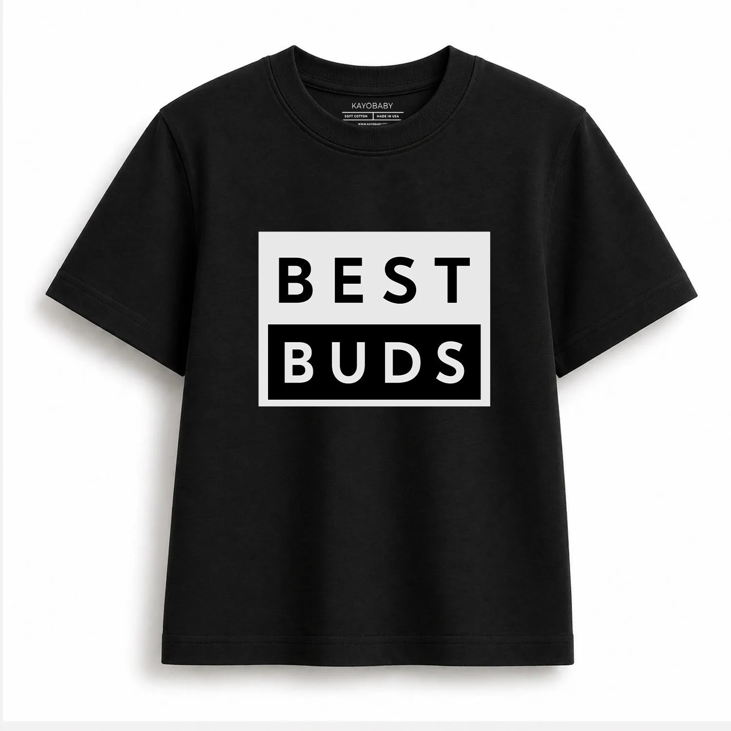 Best Buds matching t-shirt set flat lay 1 KayoBaby