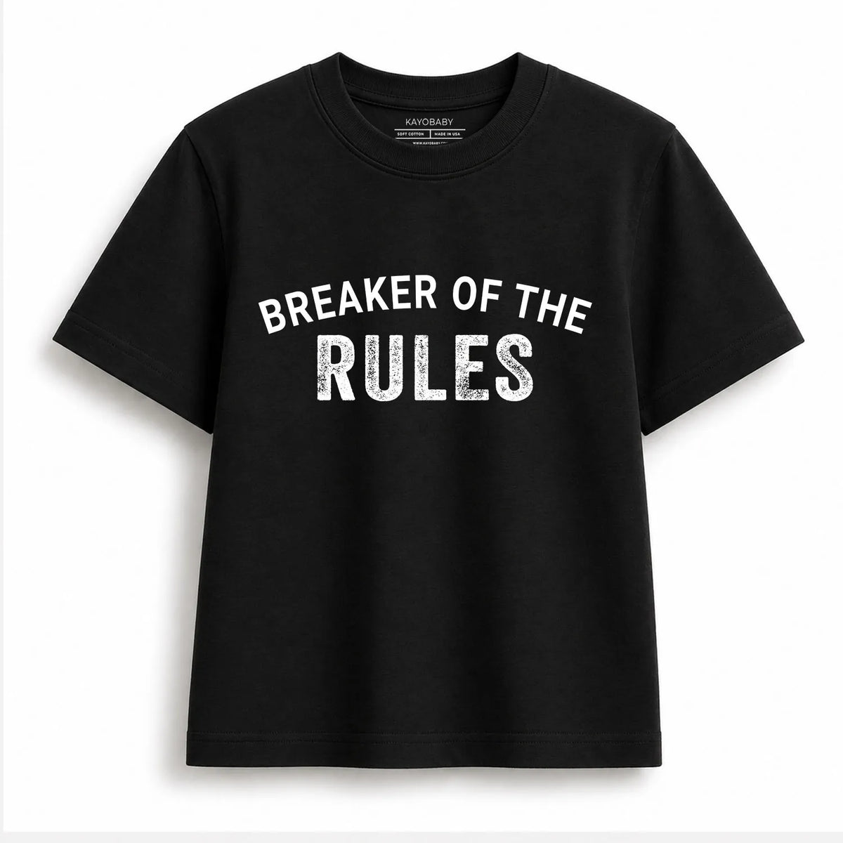 Maker of the Rules Breaker of the Rules matching t-shirt combo flat lay 1 KayoBaby