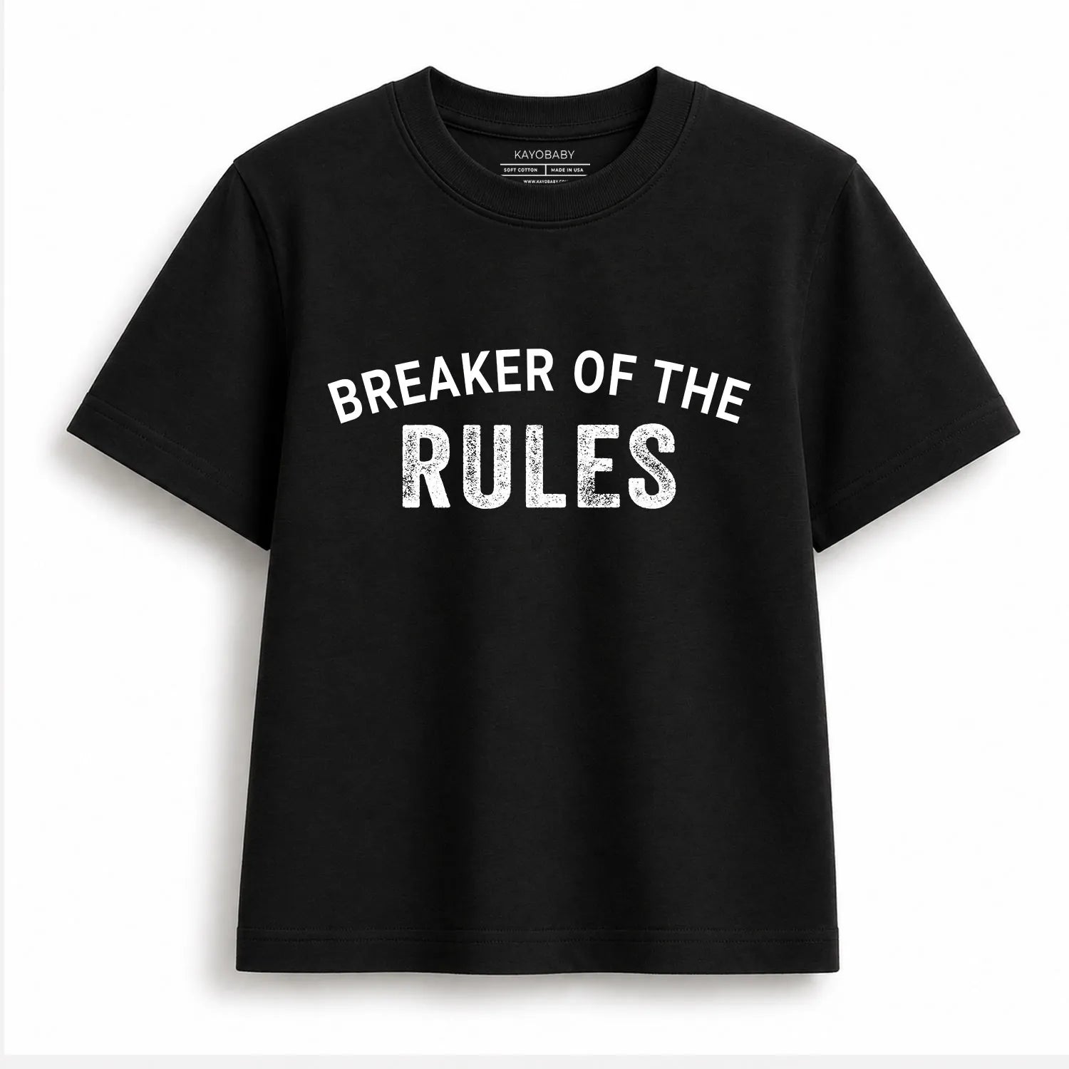 Maker of the Rules Breaker of the Rules matching t-shirt combo flat lay 1 KayoBaby