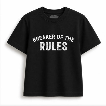 Maker of the Rules Breaker of the Rules matching t-shirt combo flat lay 1 KayoBaby