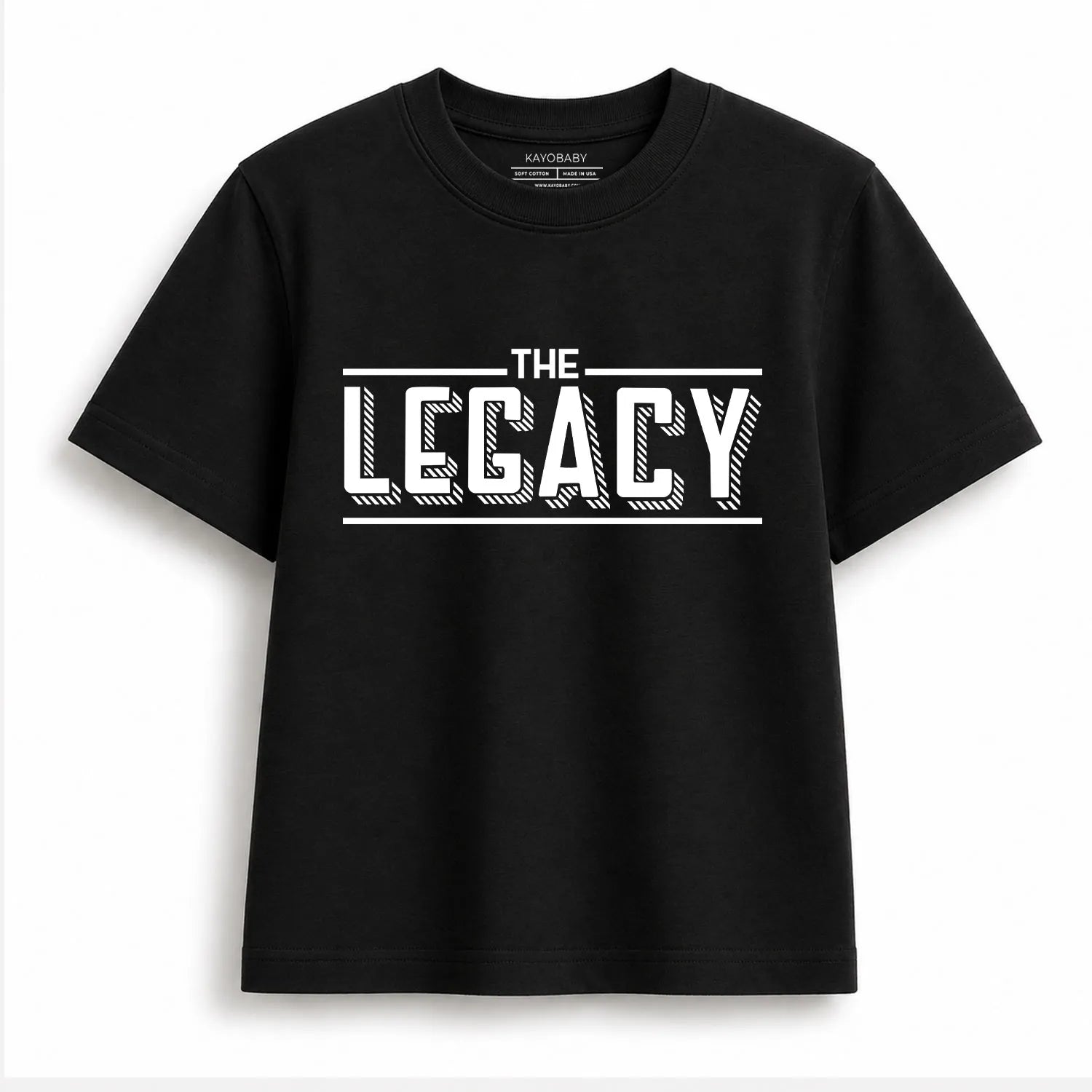 The Legend and The Legacy matching t-shirt combo flat lay 1 KayoBaby