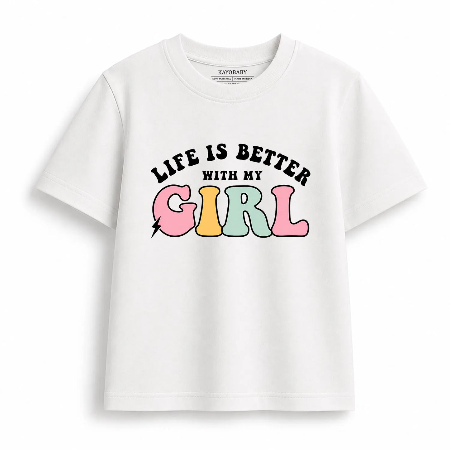 Life Is Better With My Girl & Life Is Better With My Mumma Matching T-Shirt Set