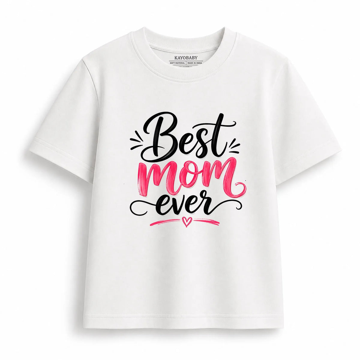 Best Mom Ever Best Son Ever matching t-shirt set flat lay 1 KayoBaby