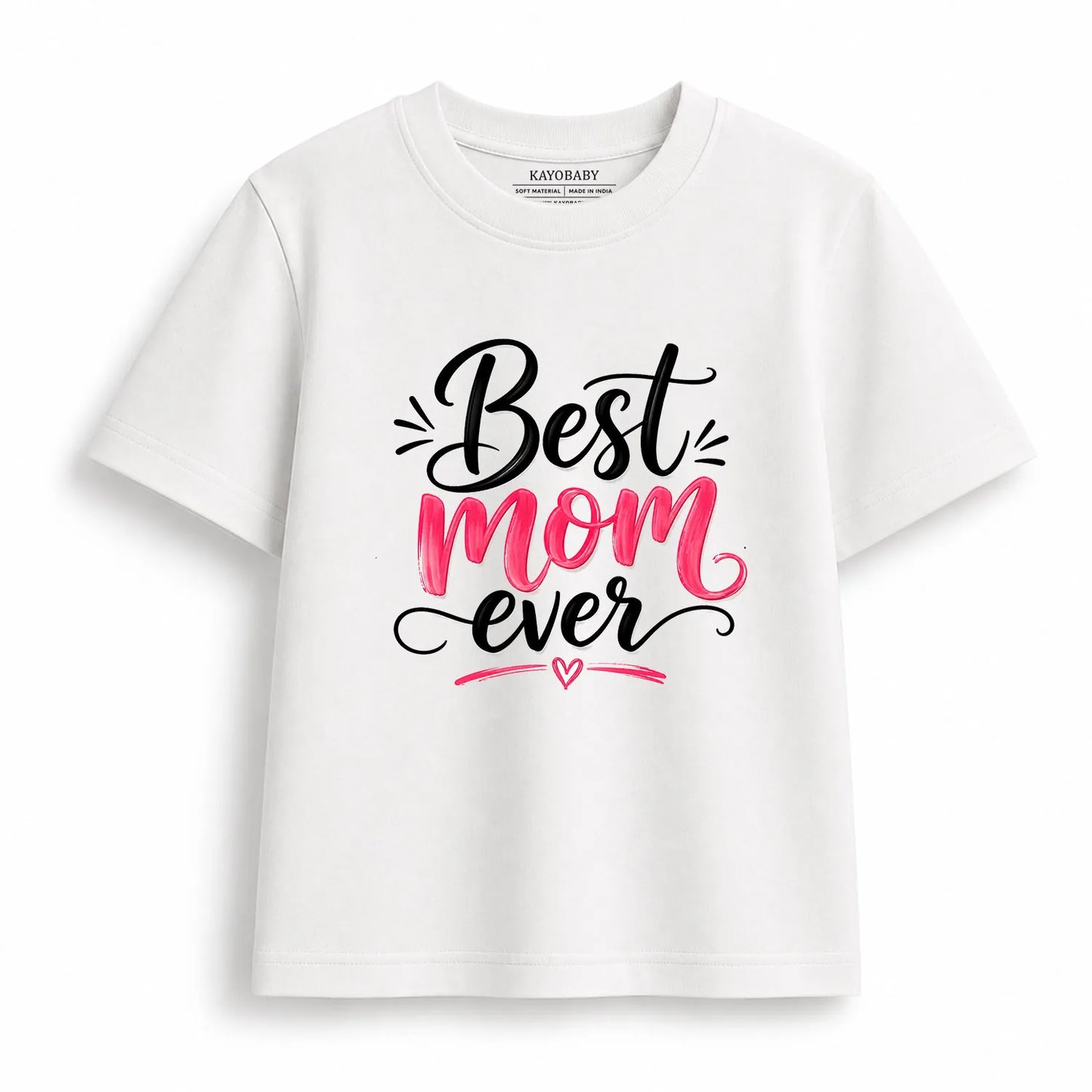 Best Mom Ever Best Son Ever matching t-shirt set flat lay 1 KayoBaby