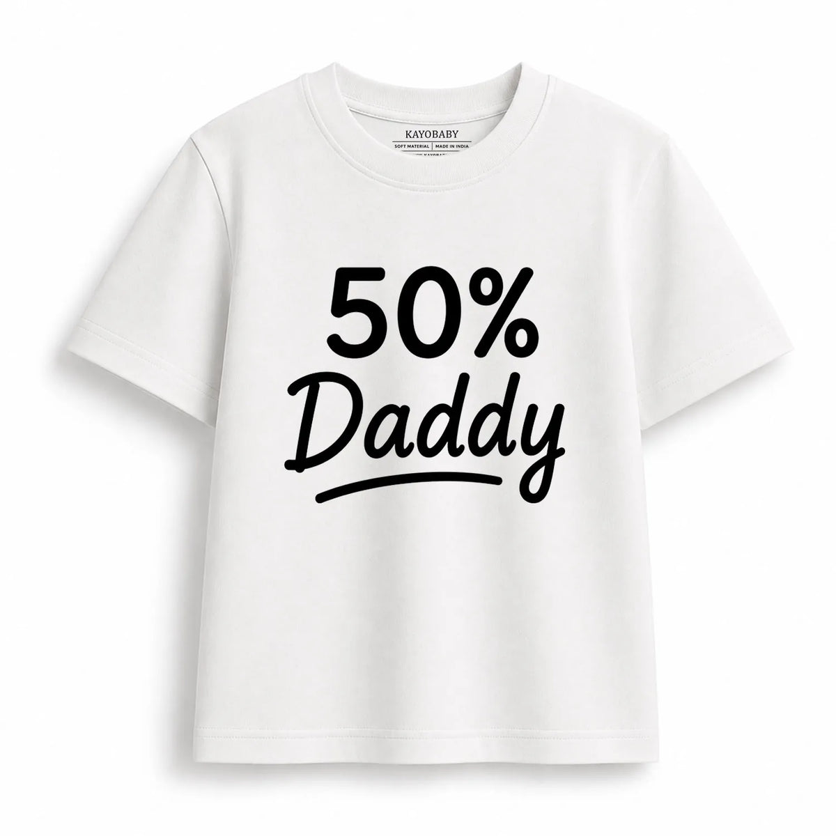 50% Daddy, 50% Mommy, 100% Perfection Matching Family T-Shirts