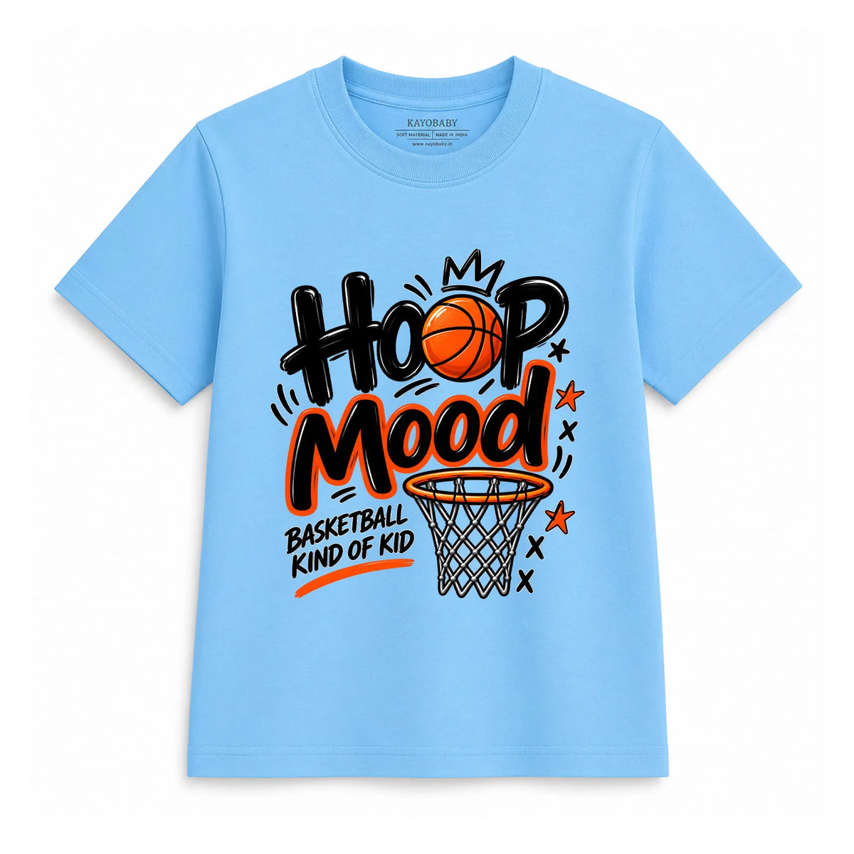 Hoop Mood Basketball T-Shirt for Kids | Basketball Graphic Tee