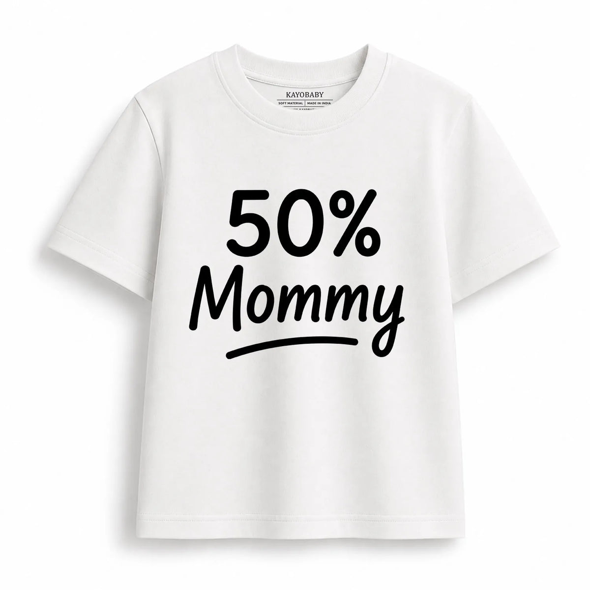 50% Daddy, 50% Mommy, 100% Perfection Matching Family T-Shirts