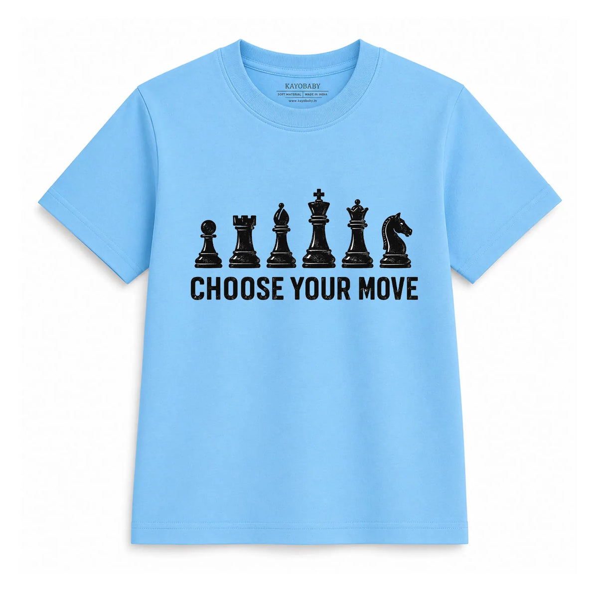 Choose Your Move Chess Kids T-Shirt | Chess Graphic Tee for Boys & Girls