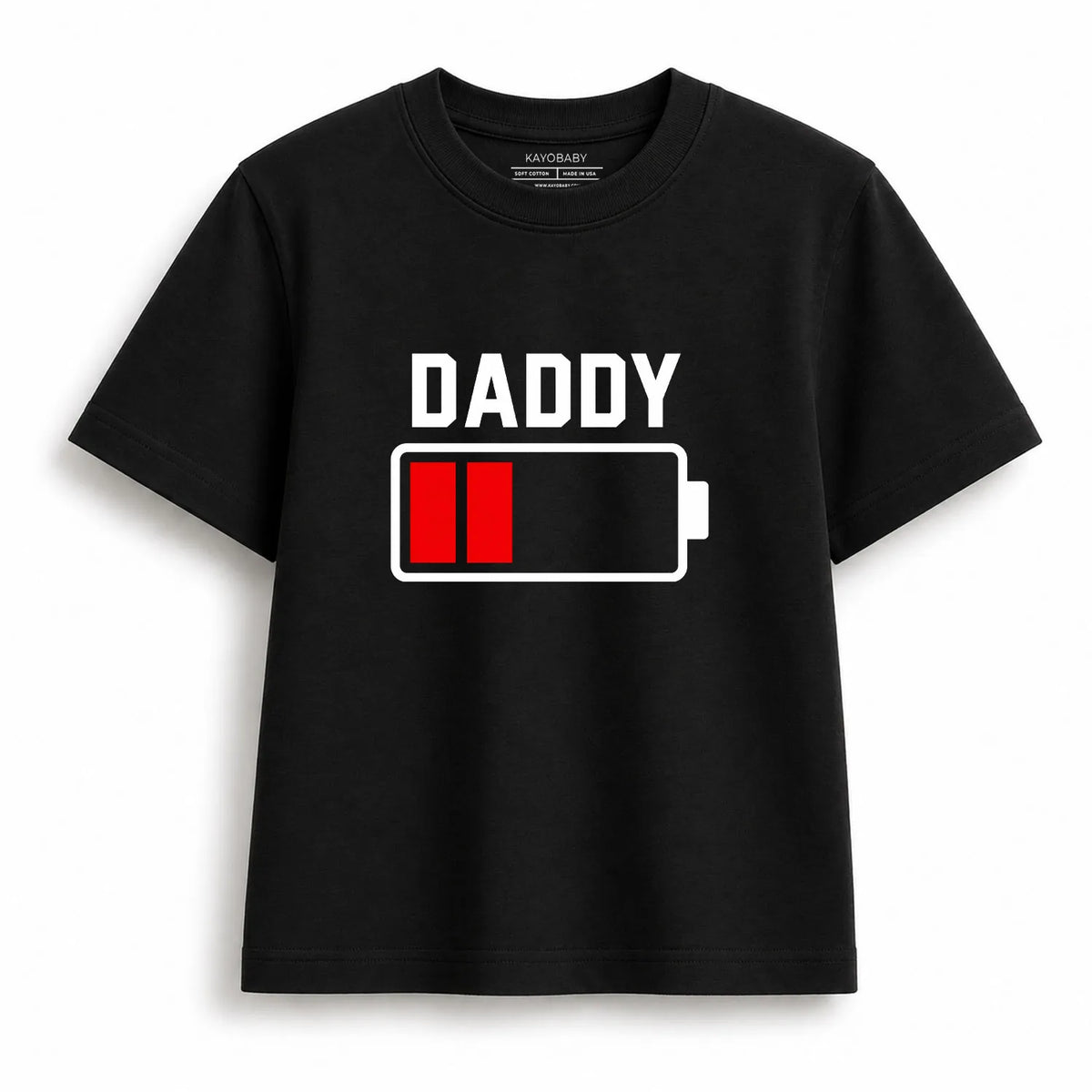 Daddy, Mommy & Baby Battery Matching Family T-Shirts