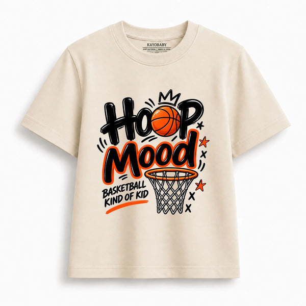Hoop Mood Basketball T-Shirt for Kids | Basketball Graphic Tee