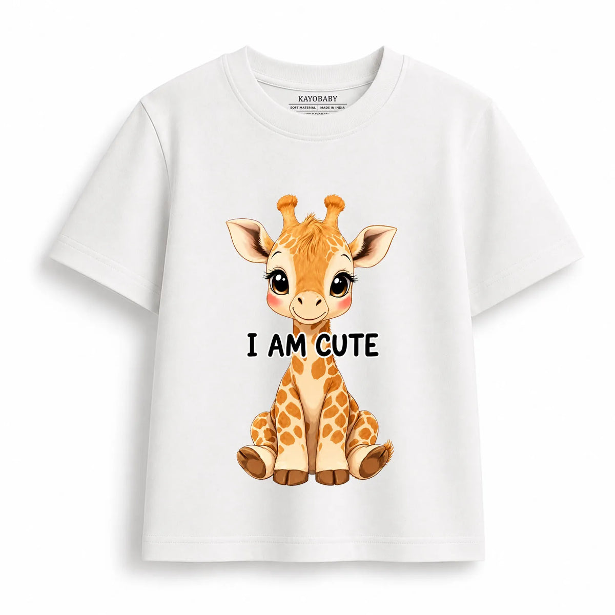 Personalized Girls Cotton T-Shirt Combo Pack of 4 | Sassy, Chocolate & Cute Animal Theme
