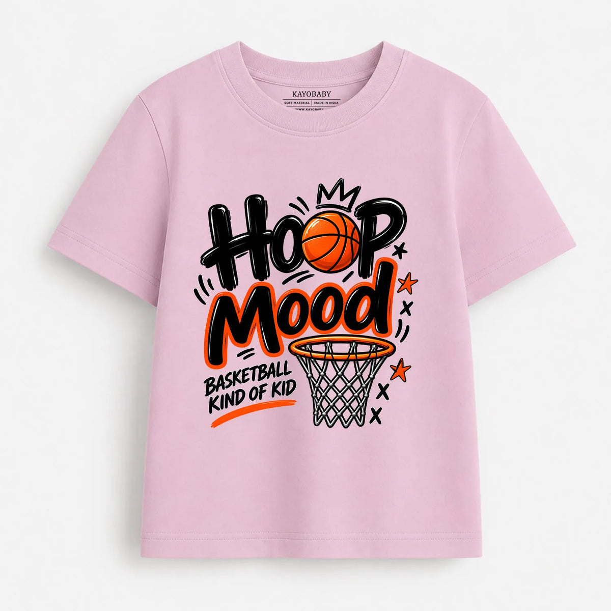 Hoop Mood Basketball T-Shirt for Kids | Basketball Graphic Tee