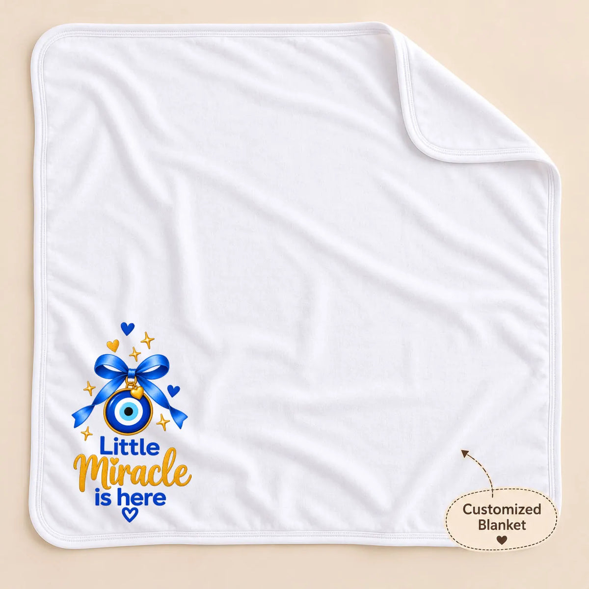 Personalized Evil Eye Newborn Baby Gift Set – Baby Welcome Outfit