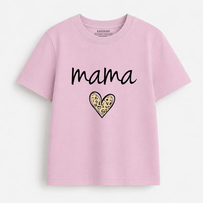 Mama and Mini matching t-shirt set flat lay 2 KayoBaby
