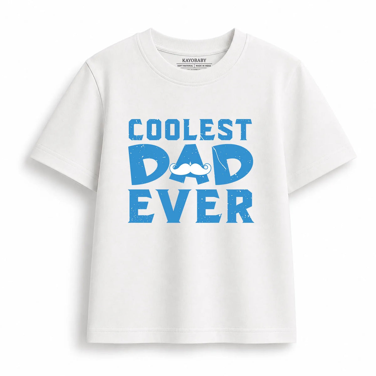 Coolest Dad Ever Coolest Son Ever matching t-shirt set flat lay 2 KayoBaby