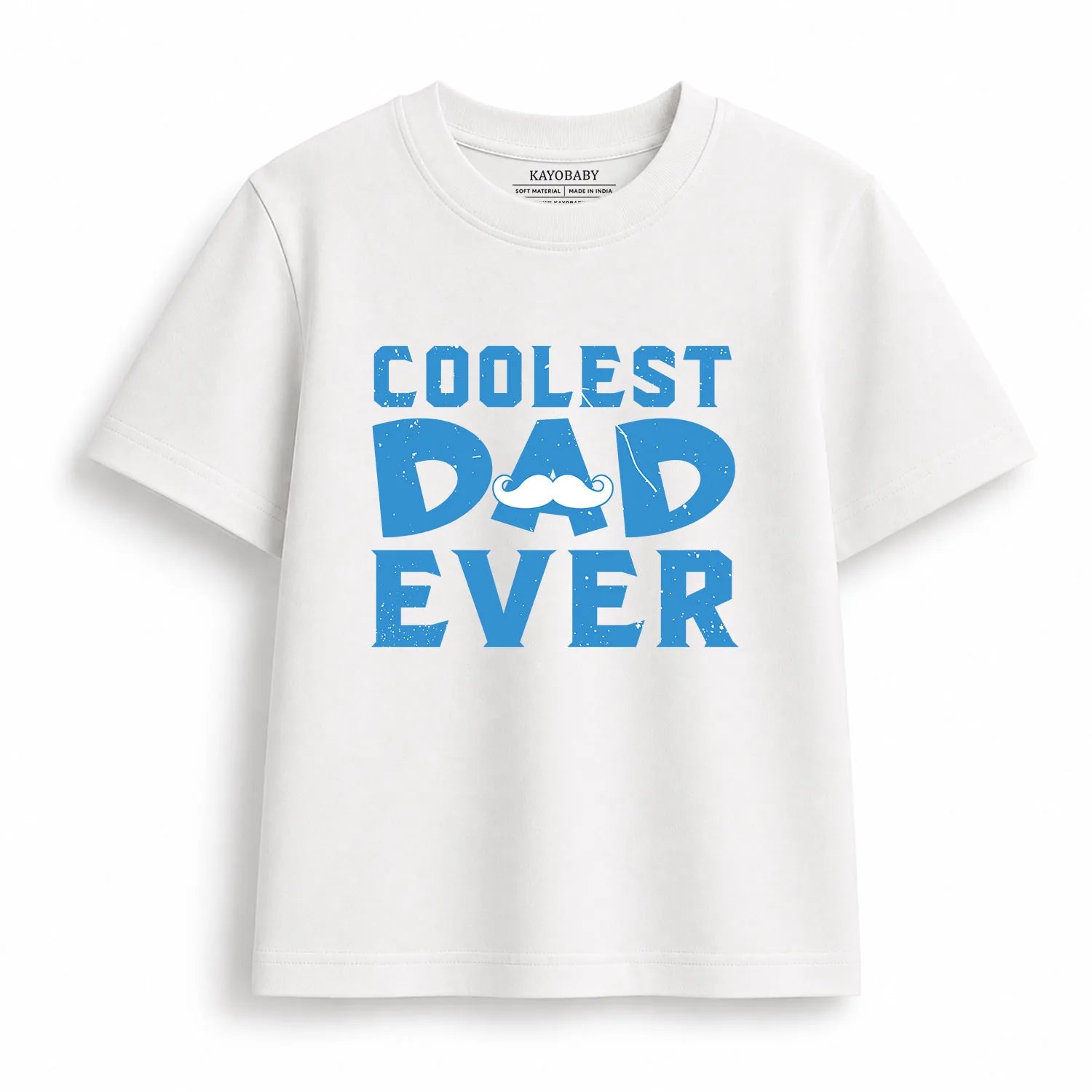 Coolest Dad Ever Coolest Son Ever matching t-shirt set flat lay 2 KayoBaby