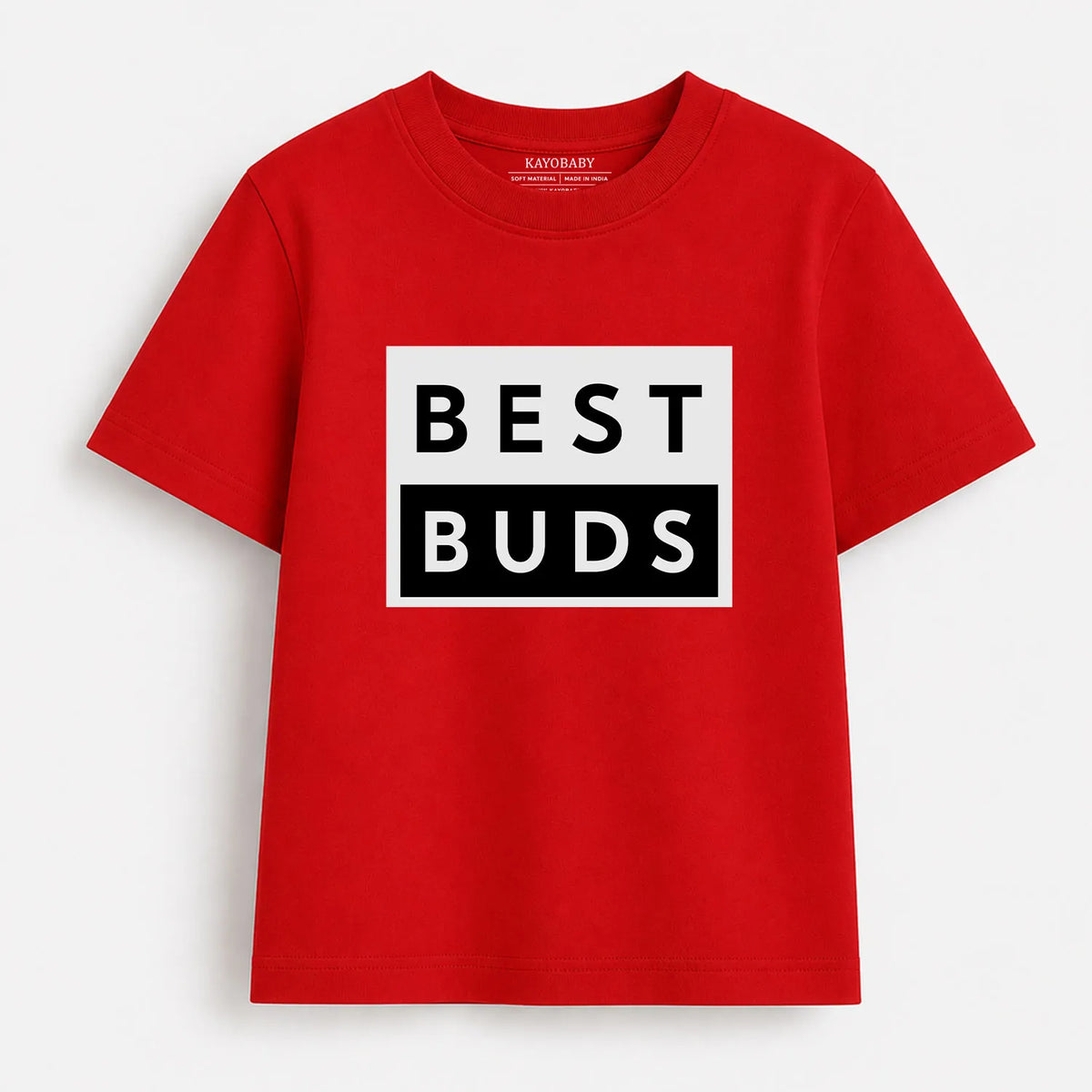 Best Buds matching t-shirt set flat lay 2 KayoBaby