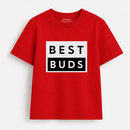 Best Buds matching t-shirt set flat lay 2 KayoBaby