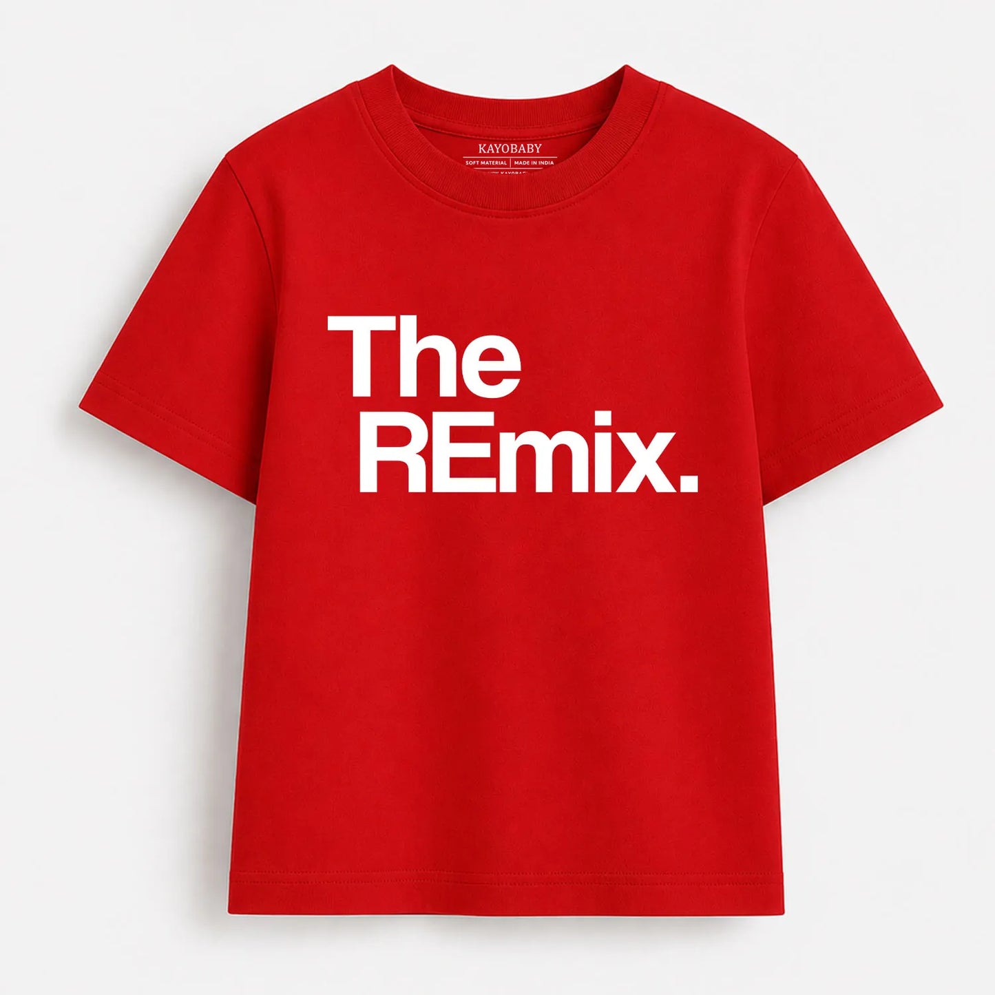 The Original and The Remix matching t-shirt combo flat lay 2 KayoBaby