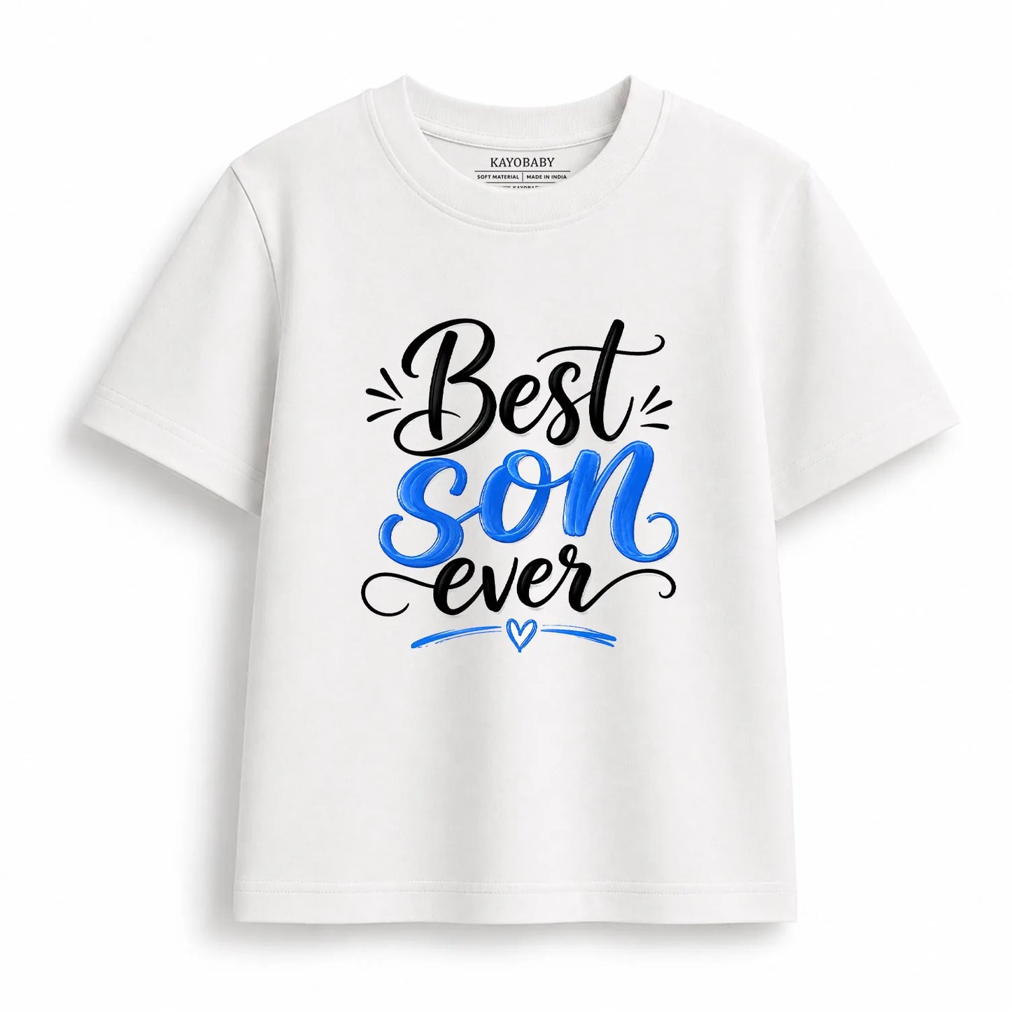 Best Mom Ever Best Son Ever matching t-shirt set flat lay 2 KayoBaby