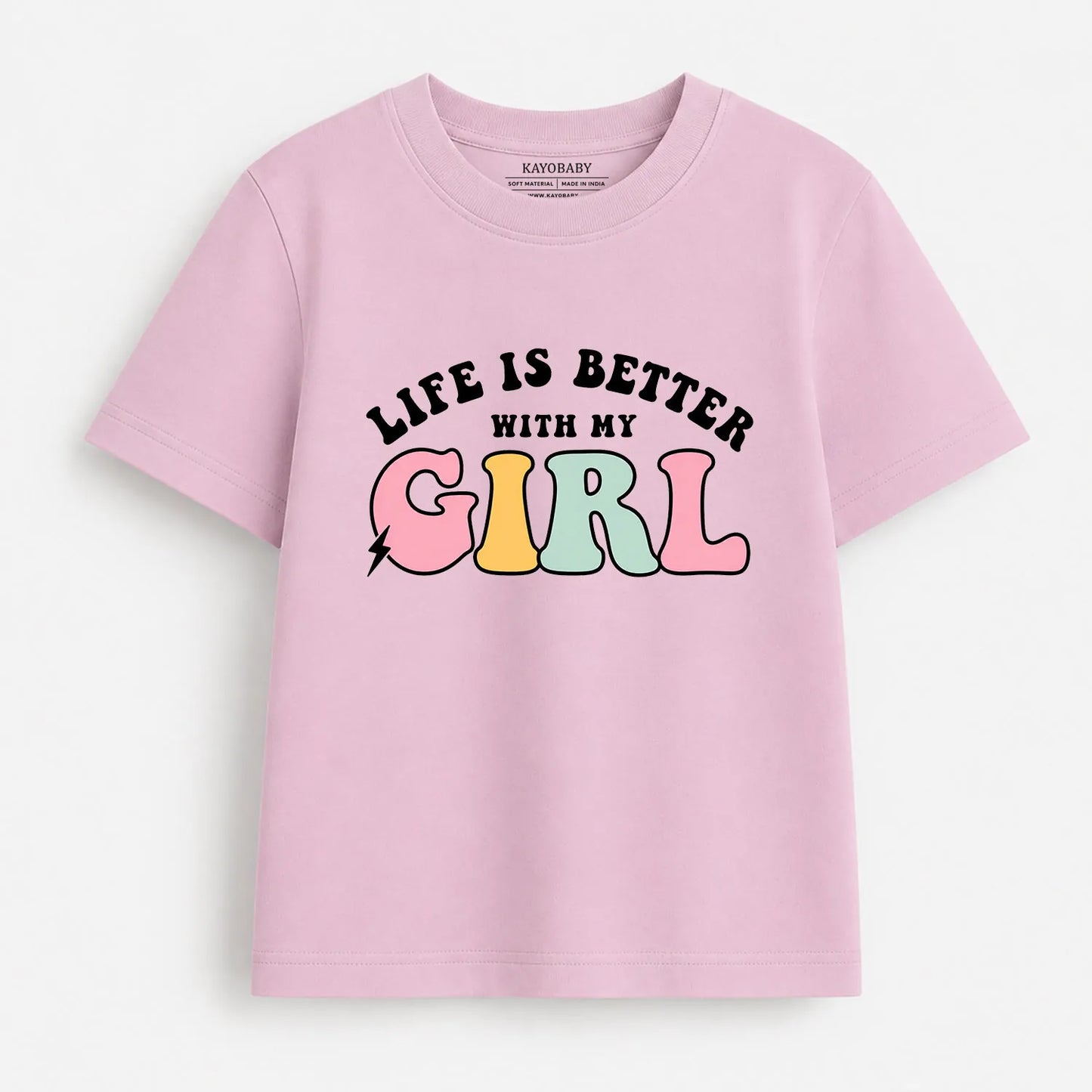Life Is Better With My Girl & Life Is Better With My Mumma Matching T-Shirt Set