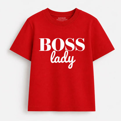 Boss Lady & Boss Baby Matching Mother and Baby T-Shirt Combo