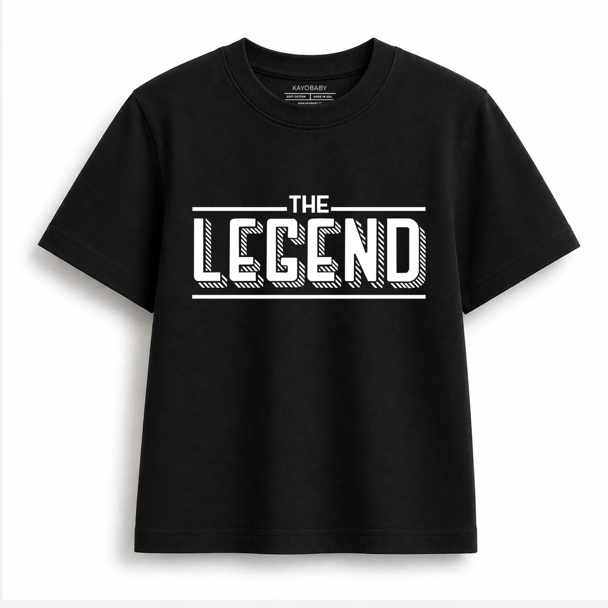 The Legend and The Legacy matching t-shirt combo flat lay 2 KayoBaby