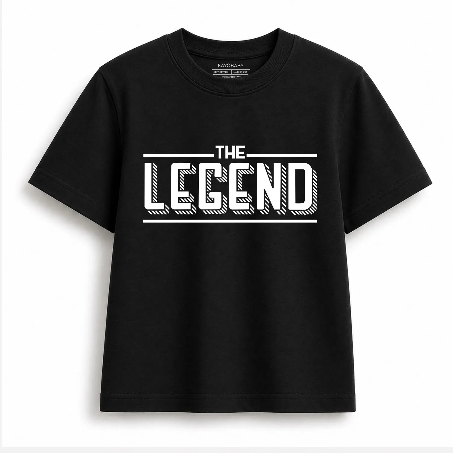 The Legend and The Legacy matching t-shirt combo flat lay 2 KayoBaby