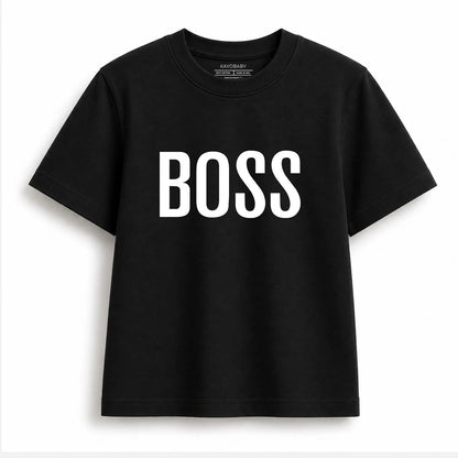 Boss & Boss of the Boss Matching Father and Baby T-Shirt Combo