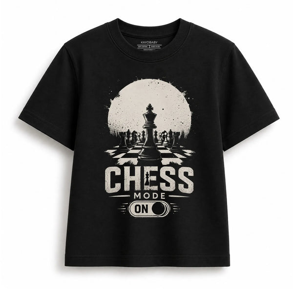 Chess Mode ON Kids T-Shirt | Chess Graphic Tee for Boys & Girls