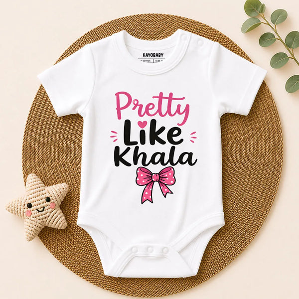 Pretty Like Khala Baby Romper | Cute Khala & Baby Bond Outfit
