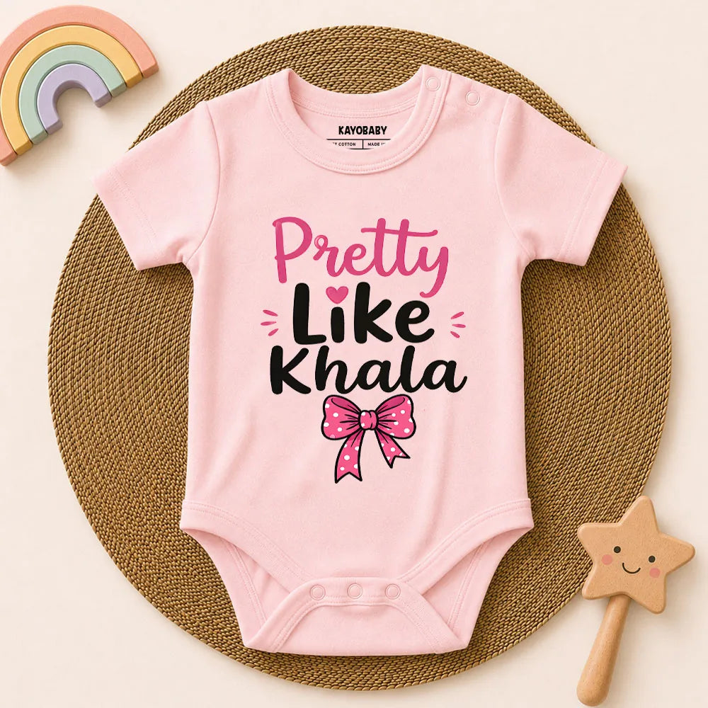 Pretty Like Khala Baby Romper | Cute Khala & Baby Bond Outfit
