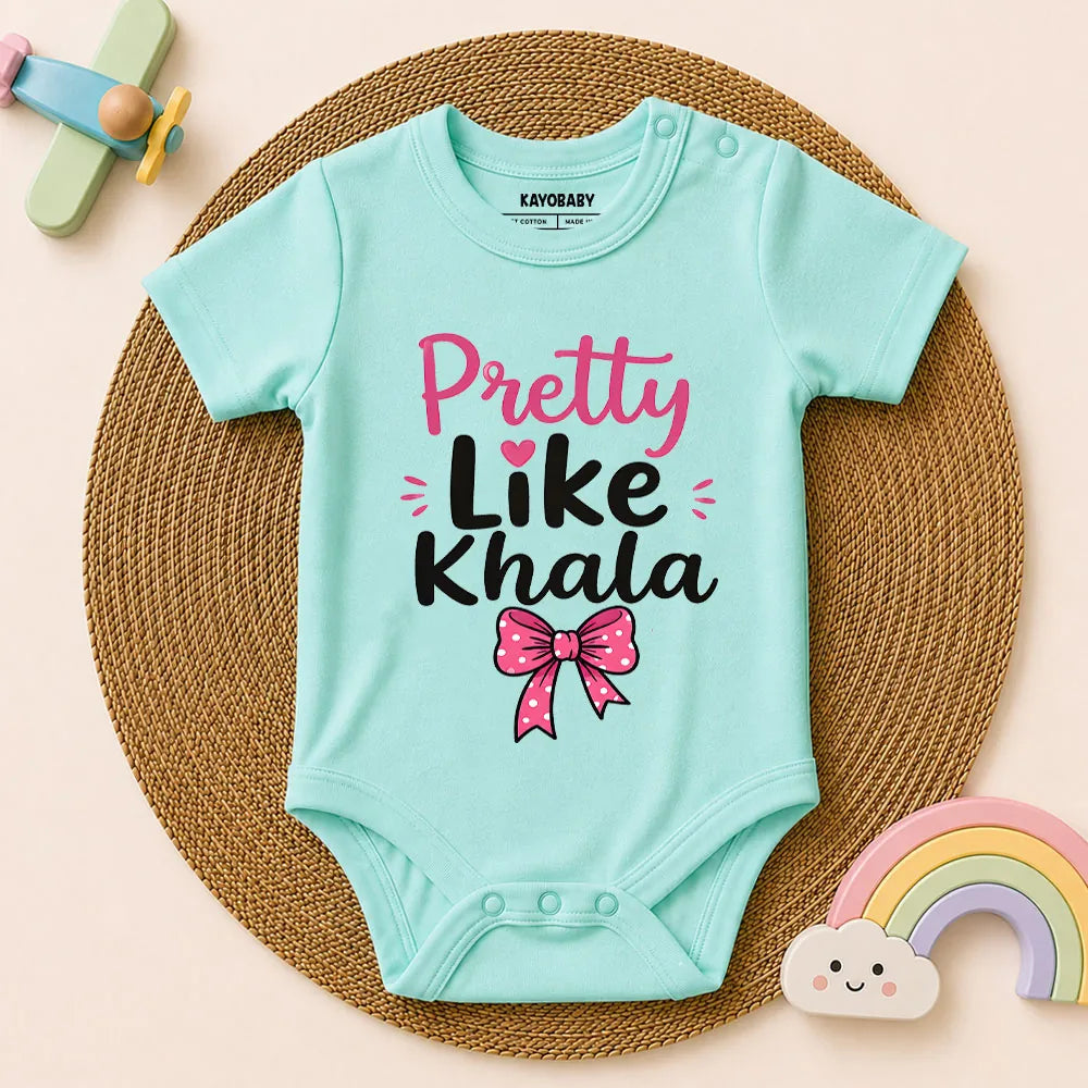 Pretty Like Khala Baby Romper | Cute Khala & Baby Bond Outfit