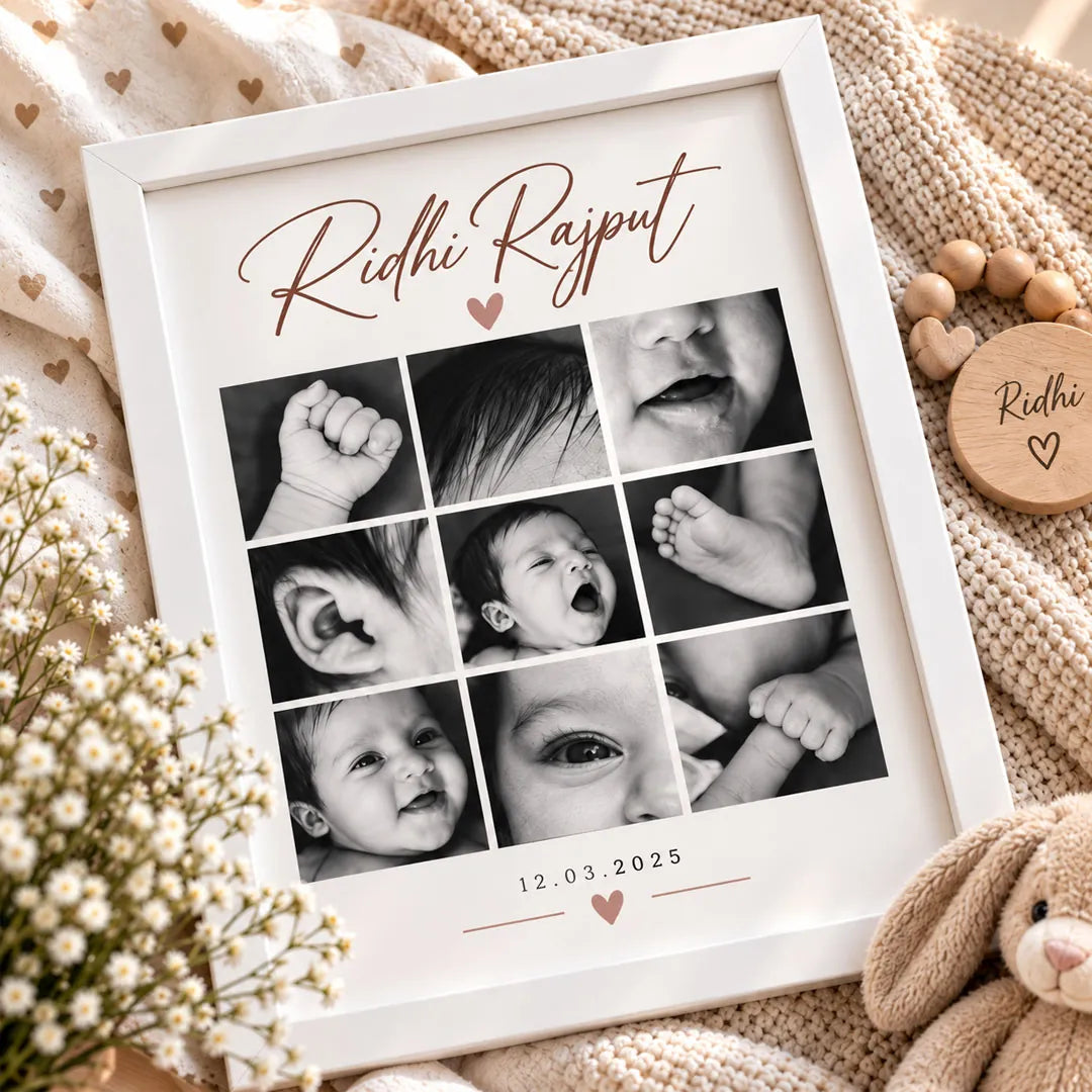 Their First Moments. Forever Framed.