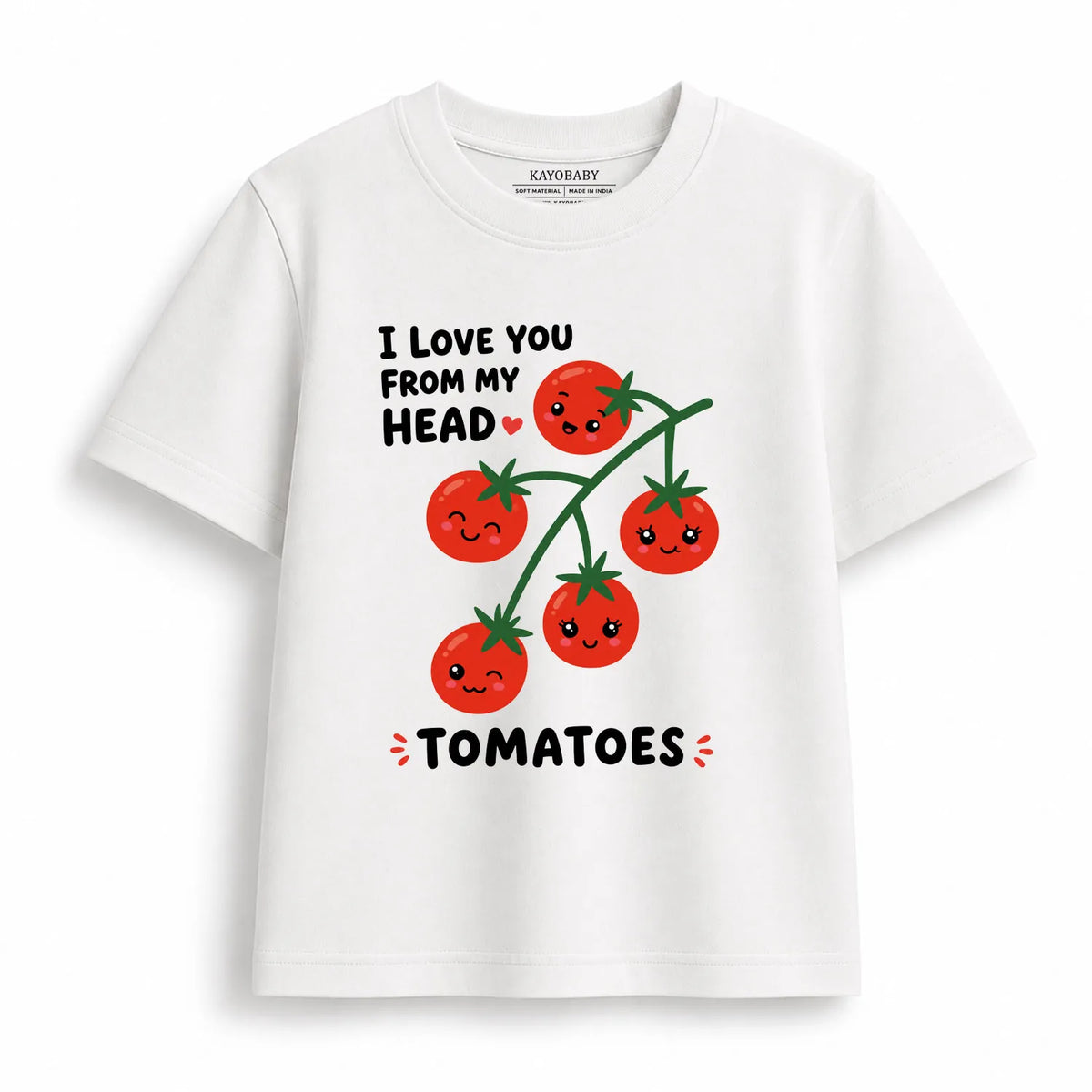 I Love You From My Head Tomatoes Kids T-Shirt